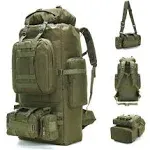 100L Camping Hiking Backpack Molle Rucksack Military Camping Backpacking Daypack