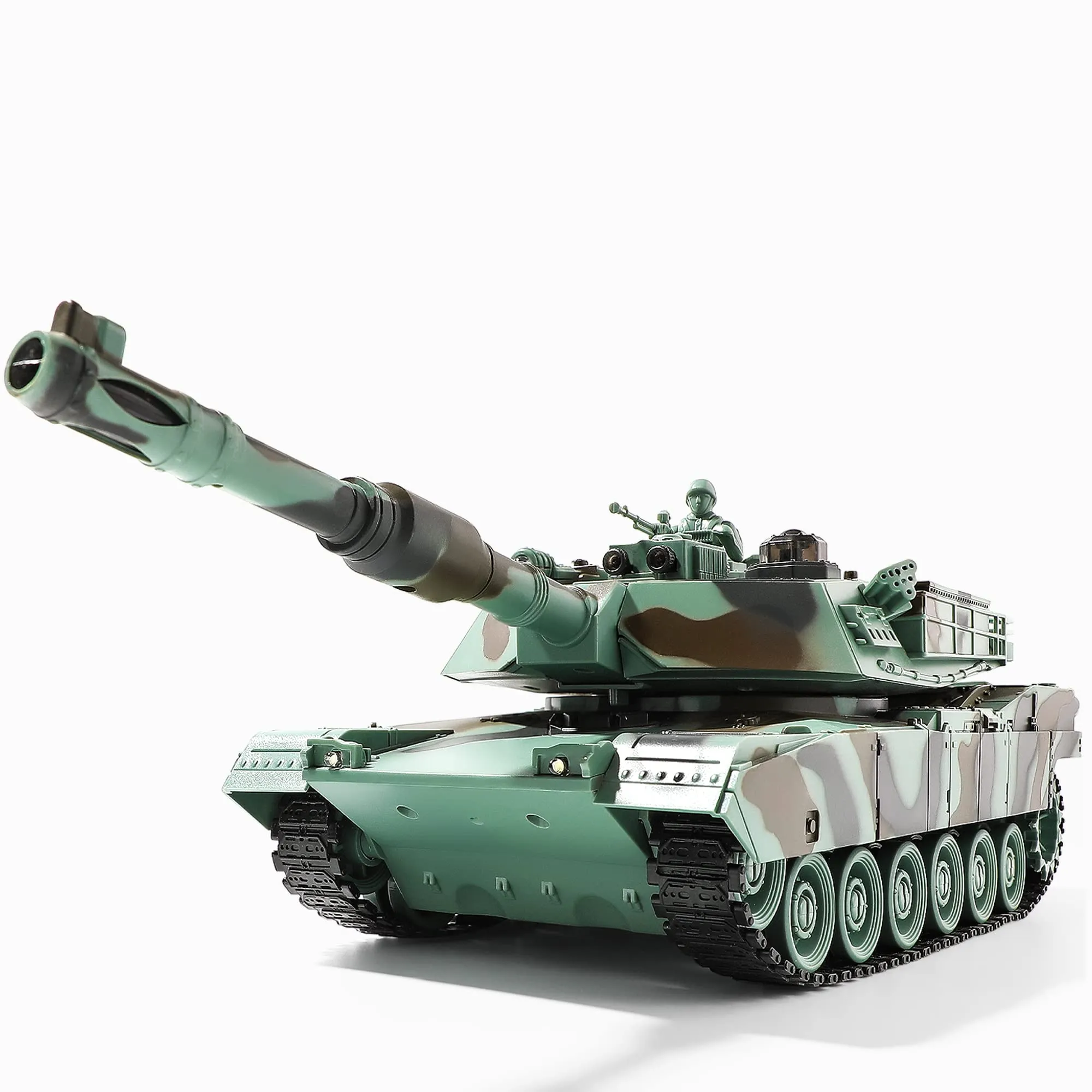 Remote Control Tank, RC M1A2 Abrams Army Tank Toy with Camouflage Body, 2.4Gh...