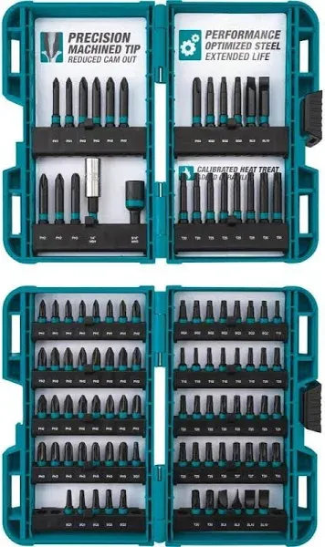 Makita E-00038 ImpactX 100 Pc. Driver Bit Set