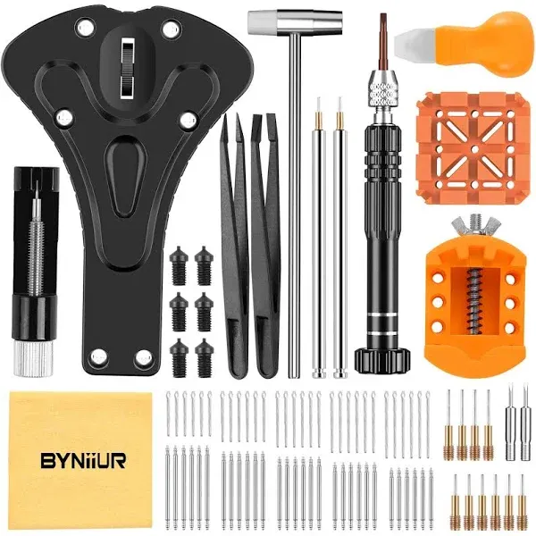 Watch Battery Replacement Tool Kit, BYNIIUR Watch Repair Kit, Watch Repair Tools