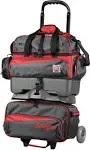 KR Strikeforce Konvoy 4 Ball Roller Bag Red/Smoke