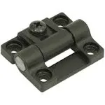 Southco E6-10-301-20 Series Adjustable Torque Position Control Hinge with Holes, Acetal Copolymer, 1.69" Leaf Height, 6.99 in-lbf Symmetric Torque,