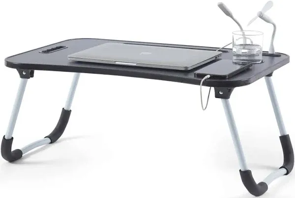 Nestl Foldable Lap Desk, Portable and Lightweight Laptop Stand for Bed or Couch