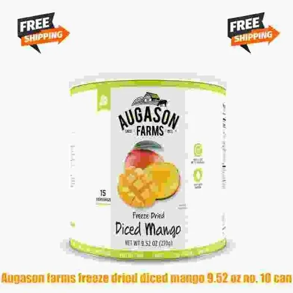 Augason Farms Freeze Dried Diced Mango