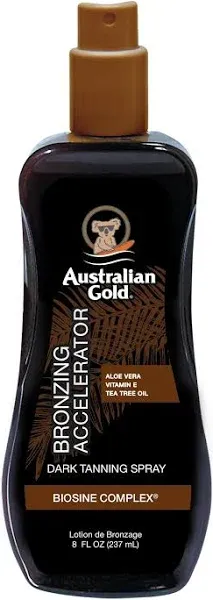 Australian Gold Accelerator Spray Gel with Bronzer