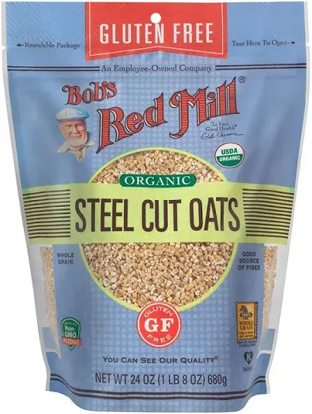 Bob's Red Mill Gluten Free Steel Cut Oats, 24 Oz (4 Pack)