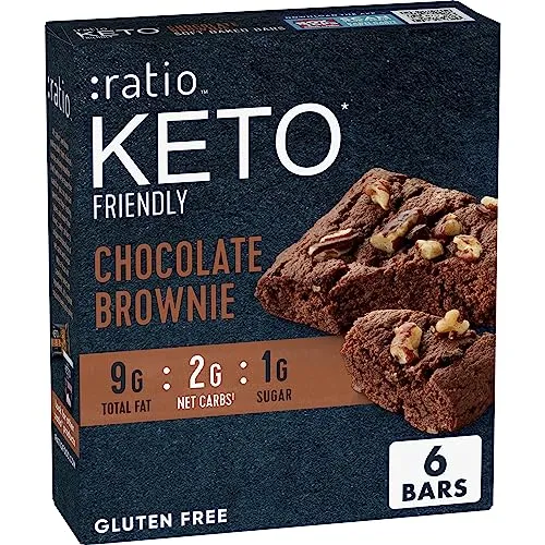 Ratio Soft Baked Bars Chocolate Brownie 6 Pack