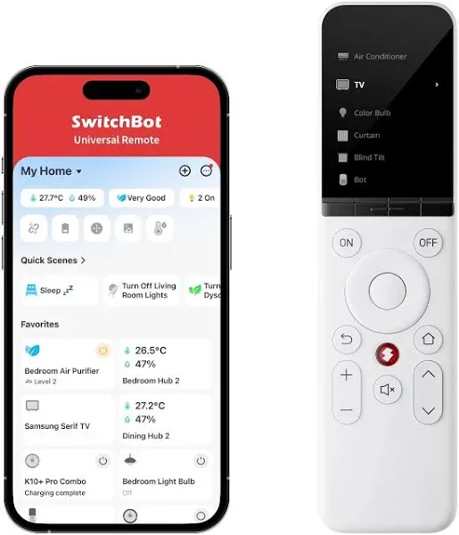 SwitchBot Multi-Use Smart Universal Remote Control with Customized App