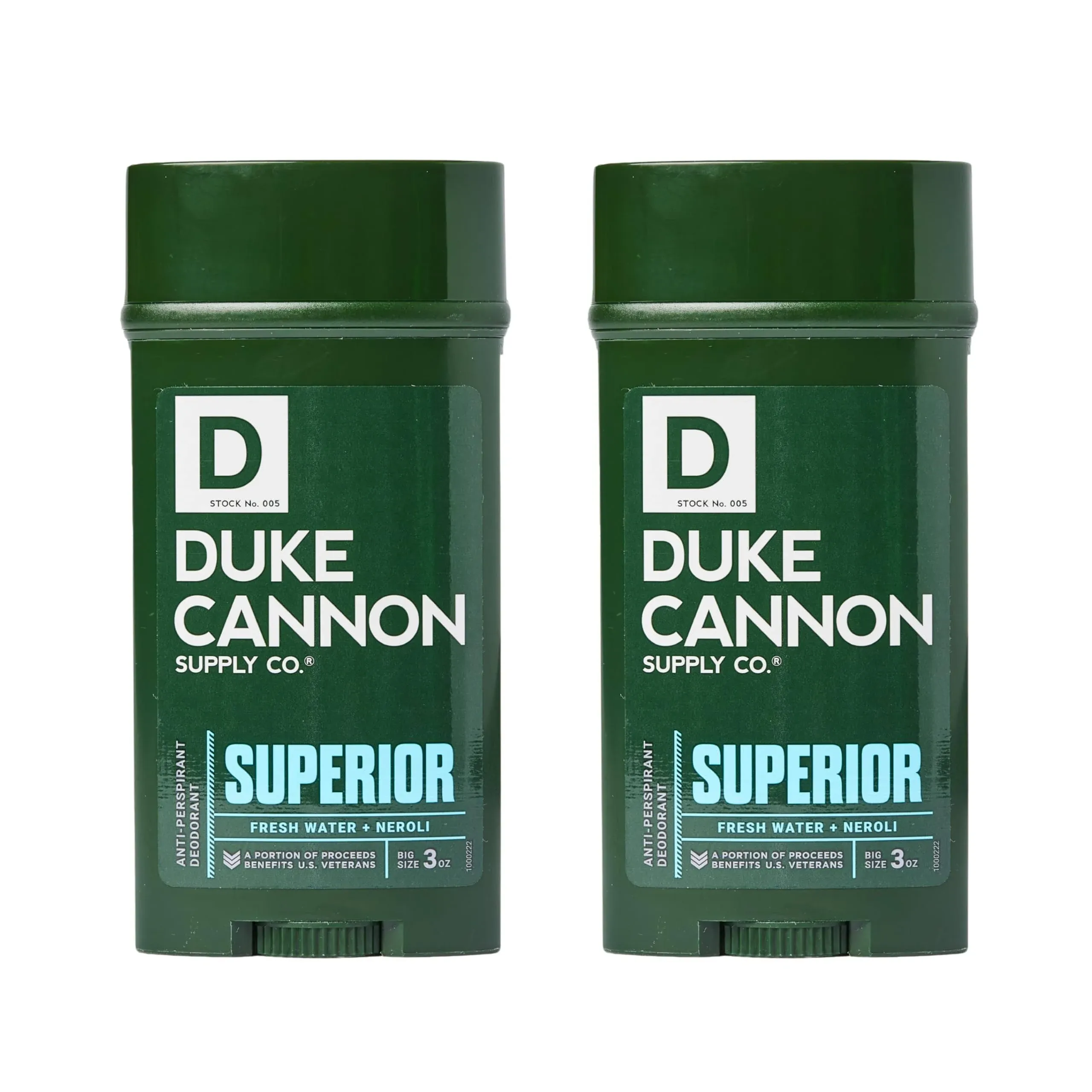 Duke Cannon Supply Co. Anti-Perspirant Deodorant for Men 3 oz. Superior, 2 Pack ...