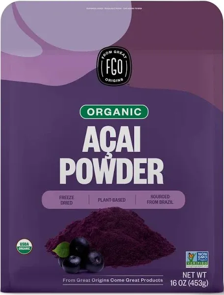 Fgo Organic Acai Powder Superfood Berry From Brazil