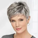 WhisperLite Wig Fresh Pixie Wig with Breathable Cap and Razored Layers/Multi-Tonal Shades of Blonde Silver Brown and Red 2024 - $15.99