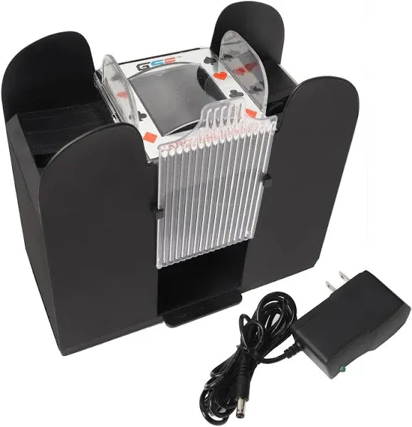 6-Deck Casino Automatic Card Shuffler Battery-Operat<wbr/>ed