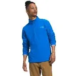 The North Face Men's Textured Cap Rock Fleece 1/4 Zip Pullover, Small, Optic Blue