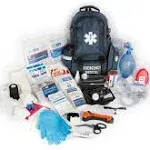 First Aid Kit, Large Medical Backpack, 21.25" x 14" x 12", Navy