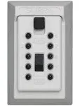 Kidde AccessPoint 001408 KeySafe Original Push Button Combination Permanent Key Lock Box, 5-Key, White