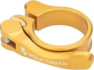 Wolf Tooth QR Quick Release Seatpost Clamp - 31.8mm, Gold