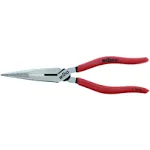 Wiha 32621 Long Nose Pliers With Cutters, 8-Inch