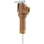 Watts 3/4-in MNPT Brass Temperature and Pressure Relief Valve