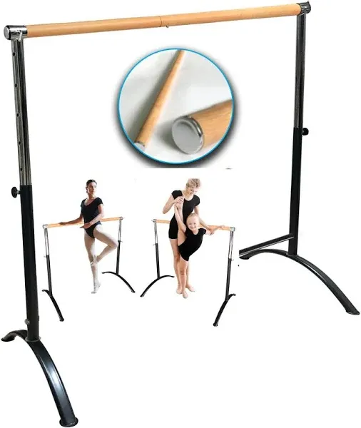 Single Bar Barre - Curved Legs WHITE COFFEE - SLEEPING BEAUTY series