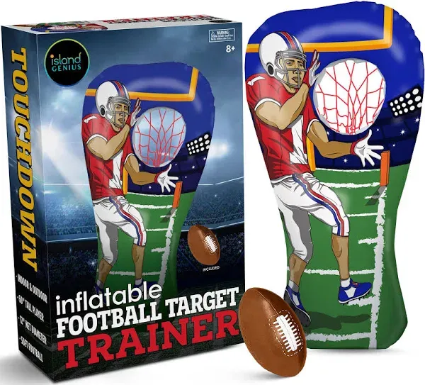 Inflatable Football Toss Target Party Game, Sports Toys Gear New Open Box Read