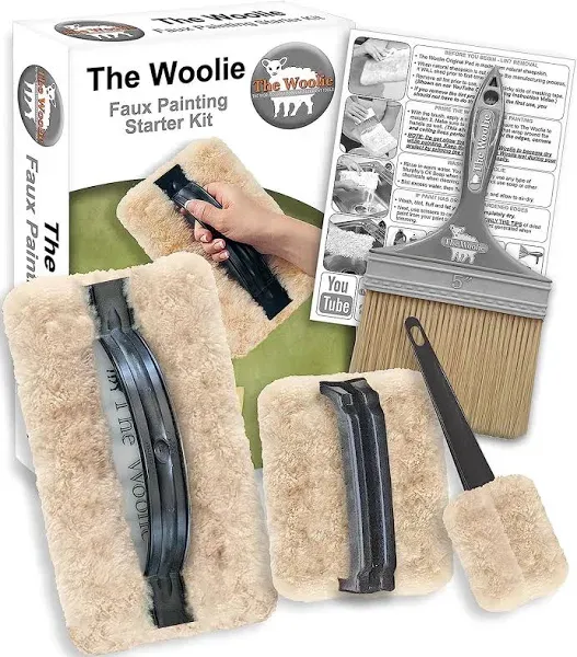 The Woolie Original FULL-SIZED Faux Painting BEGINNER STARTER TOOLKIT - 9.75 ...