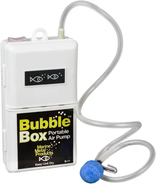 NEW Marine Metal Products Bubble Box Portable Air Pump B-11 44 Hour Aerator 8 gl