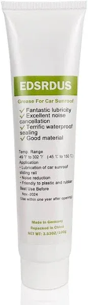 EDSRDUS Automobile Sunroof Grease 3.5OZ for Greasing &amp; Cleaning The Track on ...