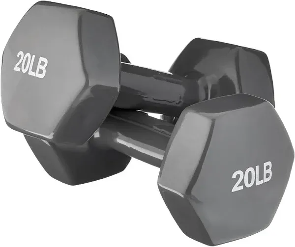 Amazon Basics Vinyl Coated Dumbbell Hand Weights