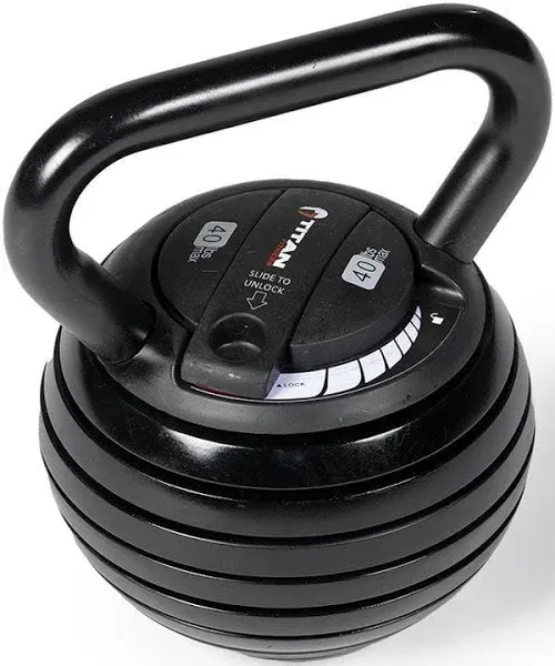 Titan Fitness Adjustable Kettlebell