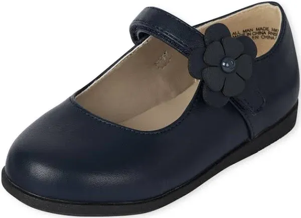 The Children's Place Toddler Girls Flower Comfort Mary-Jane