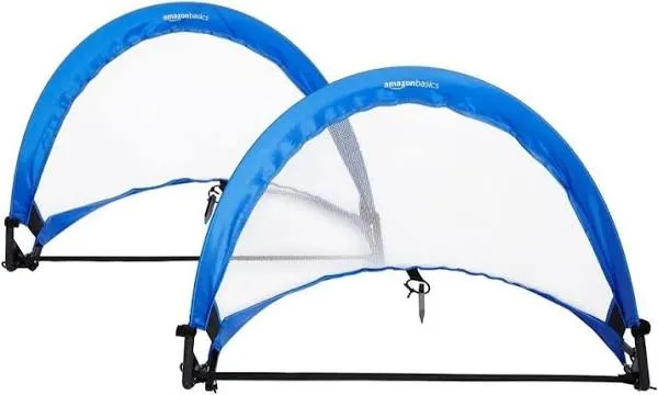 Basics Portable Pop up Soccer Goal Set