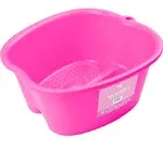 Mantello Foot Tub Extra Large Foot Soaking Tub Foot Basin Home Foot Basin for Soaking Feet Hot Pink