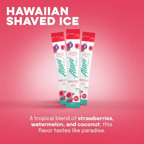 Alani Nu Hawaiian Shaved Ice Energy Stick Packets