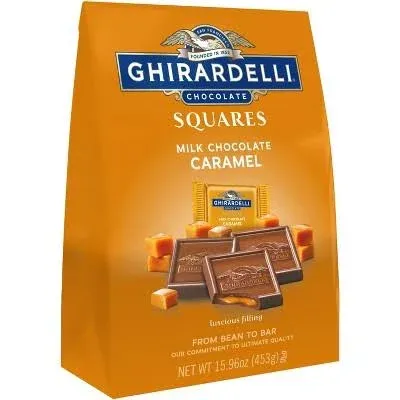 Ghirardelli Caramel Milk Chocolate Squares