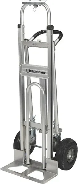 Strongway Aluminum Hand Platform Truck - 3-in-1 770lb Capacity