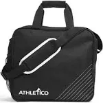 Athletico Essential Bowling Bag - Single Ball Bowling Tote Bag with Padded Bowling Ball Holder (Black)