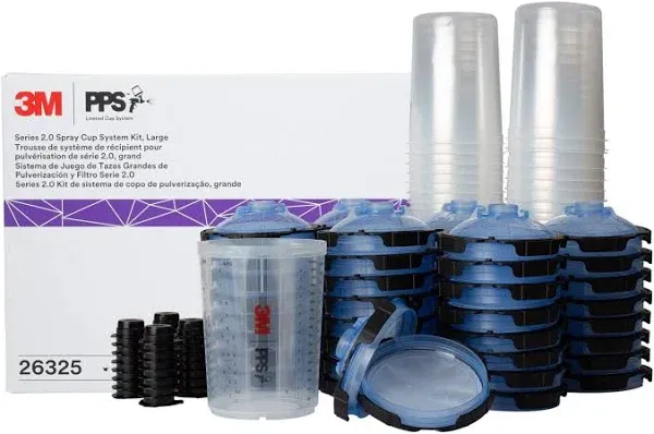 3M™ PPS™ 26325 Large Spray Cup Liner Kit, 28oz, 850 mL, Use with Liner