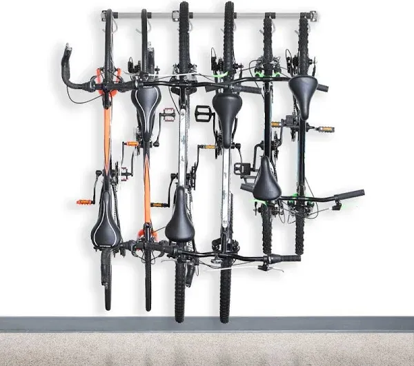 Monkey Bars Bike Storage Rack 2.0 - Store Up to 6 Bikes - 300lb Weight Capaci...