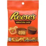 Reese S Milk Chocolate Peanut Butter Miniature Cups 4.65 oz