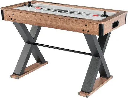  Fullerton 48-in Air Hockey Table with Slide Scorer, Pucks and Strikers, 