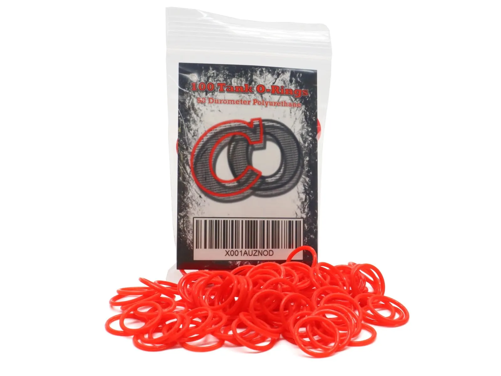 100 Polyurethane CO2 / HPA Tank O-Rings (90 Durometer) RED - urethane oring...