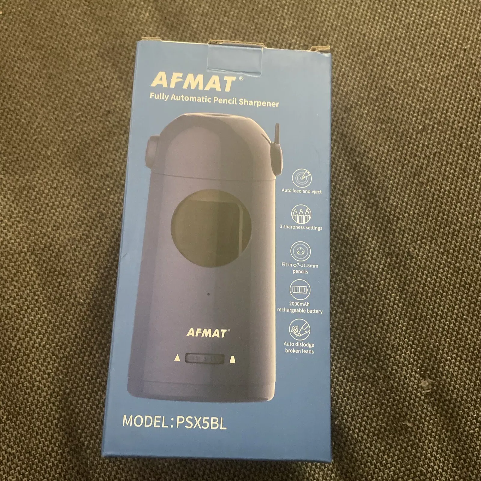 AFMAT Electric Pencil Sharpener for Colored Pencils + Fully Automatic Hands-F...