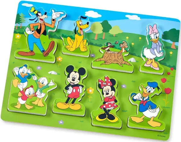 Melissa and Doug Disney Mickey Mouse Clubhouse Chunky Wooden Puzzle