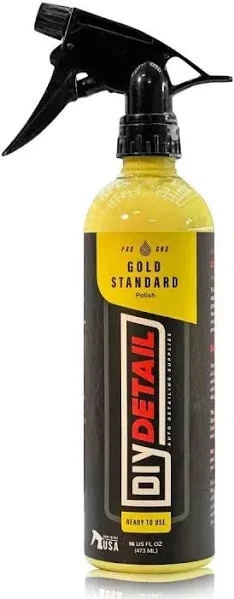 Gold Standard Car Polish | No Fillers | Eliminates fine swirls and towel marks | 16oz