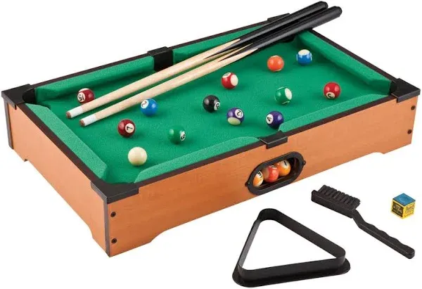 Mainstreet Classics 20-Inch Table Top Miniature Billiard/ Pool Game Set