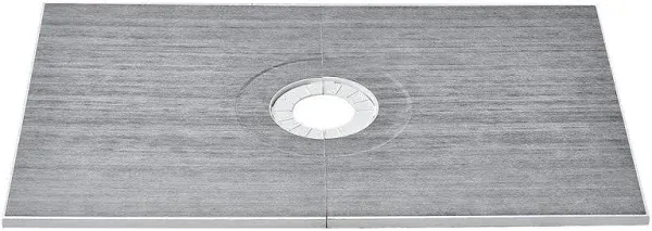 VEVOR Shower Curb Kit, 60&#034;x38&#034; Shower Pan Kit with 6.3&#034; Offset Drain, Lightweigh