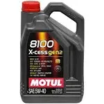 Motul 8100 X-cess Gen2 5W-40 5 Liter Premium Engine Oil 100% Synthetic