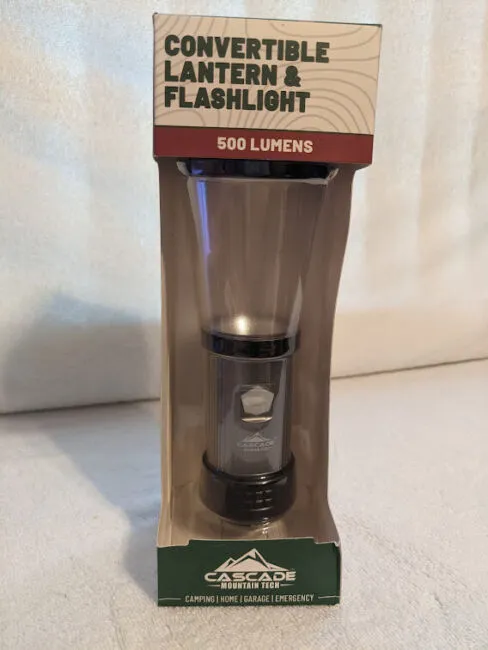 Cascade Mountain Tech Convertible Lantern & Flashlight