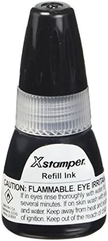 Xstamper Ink Refill, Black Ink (036038)