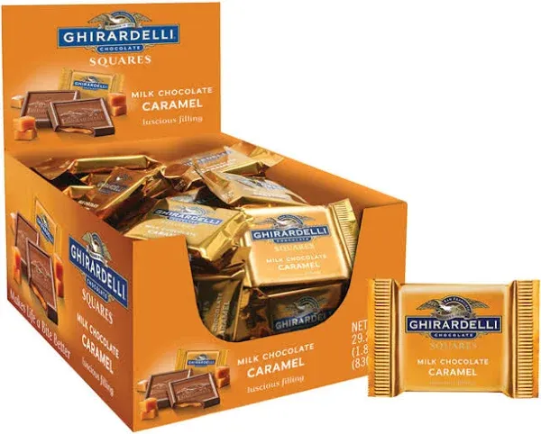 Ghirardelli Caramel Milk Chocolate Squares